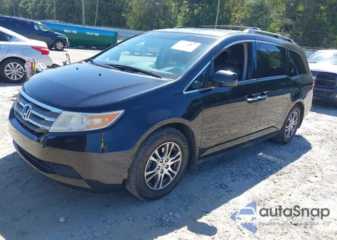 2011 Honda Odyssey Ex-L from USA, damaged, VIN 5FNRL5H69BB018053